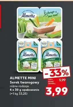 Kaufland Serek twarogowy Almette Mini oferta