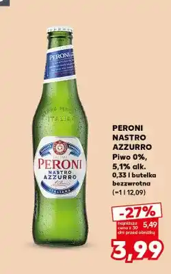 Kaufland Piwo bezalkoholowe Peroni Nastro Azzurro oferta