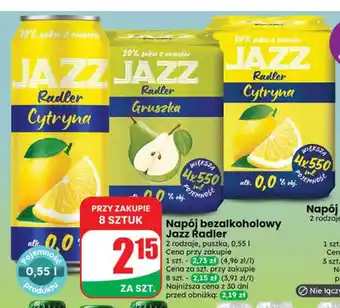 Piwo bezalkoholowe Napój bezalkoholowy Jazz Radler Gruszka