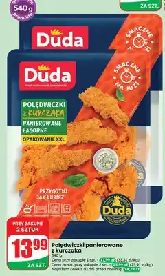 Dino Polędwiczki panierowane z kurczaka Duda oferta