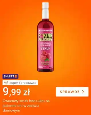Syrop malinowy F**king Delicious Allnutrition