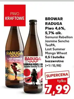 Kaufland Piwo Browar Raduga Samurai Rebellion Jasmine Sencha TeaPA oferta