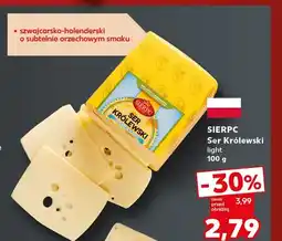 Kaufland Ser Królewski light Sierpc oferta