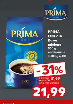 Kaufland Kawa mielona Finezja Prima oferta