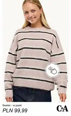 C&A Sweter w paski C & A oferta