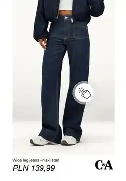 C&A Jeansy wide leg - niski stan C & A oferta