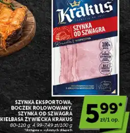 Groszek Szynka eksportowa, boczek rolowowany, szynka od szwagra kiełbasa żywiecka krakus oferta