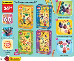 Biedronka Woskowane sznureczki Ele Fun oferta