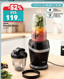 Biedronka Blender fitness czarny Hoffen oferta