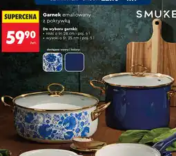 Biedronka Garnek emaliowany z pokrywką Smukee oferta