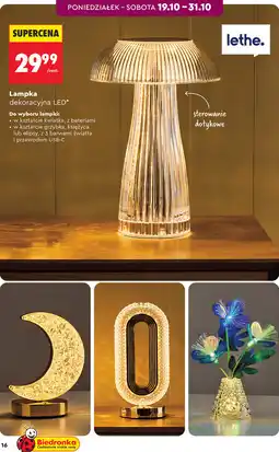 Biedronka Lampka dekoracyjna LED Lethe oferta