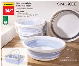 Biedronka Składane wiadro, miska lub kosz SMUKEE oferta