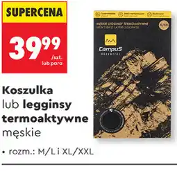 Biedronka Koszulka lub legginsy termoaktywne męskie Campus oferta