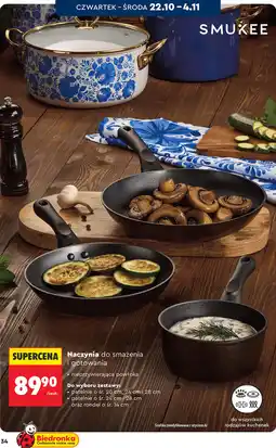 Biedronka Naczynia do smażenia i gotowania Smukee oferta
