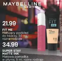 Sekret Urody MAYBELLINE NEW YORK FIT ME Matujący podkład do twarzy oferta