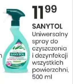 Sekret Urody SANYTOL Uniwersalny spray do czyszczenia i dezynfekcji wszystkich powierzchni oferta