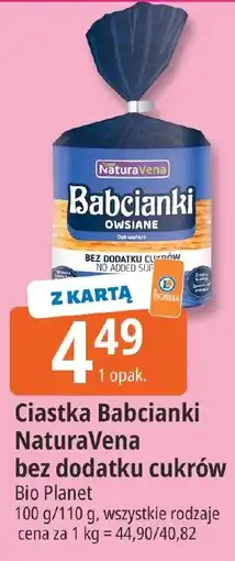 E.Leclerc Ciastka Babcianki NaturaVena bez dodatku cukrów oferta
