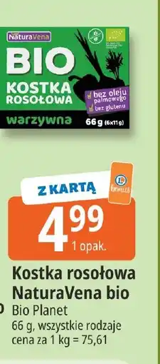 E.Leclerc Kostka rosołowa NaturaVena bio oferta