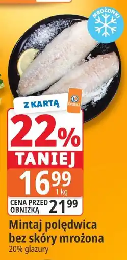 E.Leclerc Mintaj polędwica bez skóry mrożona oferta