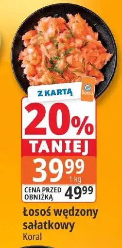 E.Leclerc Łosoś wędzony sałatkowy Koral oferta