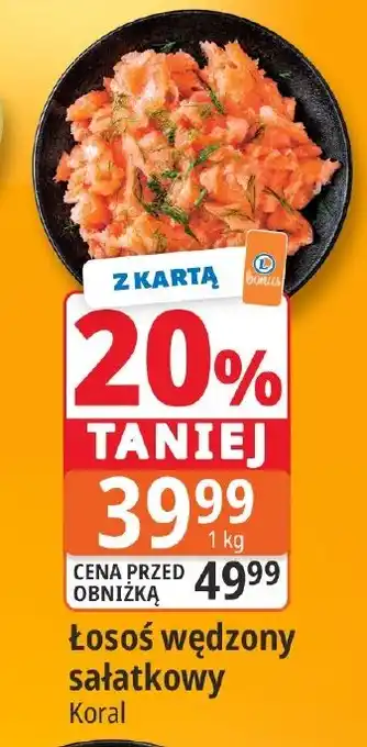 Łosoś wędzony sałatkowy Koral
