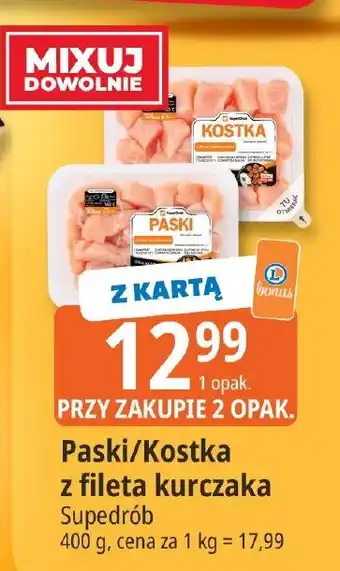 Paski/Kostka z fileta kurczaka