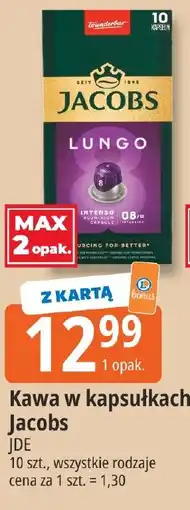 E.Leclerc Kawa w kapsułkach Jacobs oferta