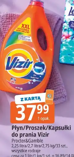 E.Leclerc Płyn/Proszek/Kapsułki do prania Vizir oferta