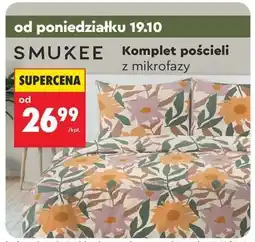 Biedronka SMUKEE Komplet pościeli z mikrofazy oferta