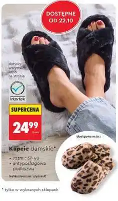 Biedronka Kapcie damskie oferta