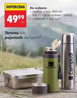Biedronka Termos lub pojemnik na lunch oferta