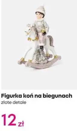Pepco Figurka koń na biegunach złote detale oferta