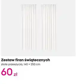 Pepco Zestaw firan świątecznych oferta