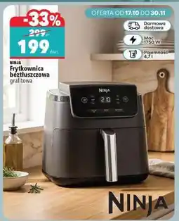 Biedronka NINJA Frytkownica beztłuszczowa grafitowa oferta