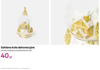 Szkłana kula dekoracyjna