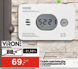 Leroy Merlin Czujnik czadu bateryjny z wyświetlaczem DC-12 oferta