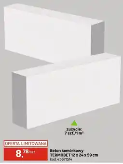 Leroy Merlin Beton komórkowy TERMOBET oferta