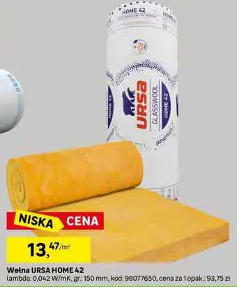 Wełna URSa HOME 42