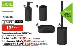 Leroy Merlin Akcesoria łazienkowe ESSENTIAL Sensea oferta