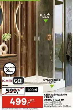 Leroy Merlin Kabina z brodzikiem KABI GO oferta