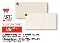 Leroy Merlin Gres szkliwiony MYSTIC IVORY oferta