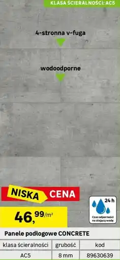 Leroy Merlin Panele podłogowe CONCRETE oferta