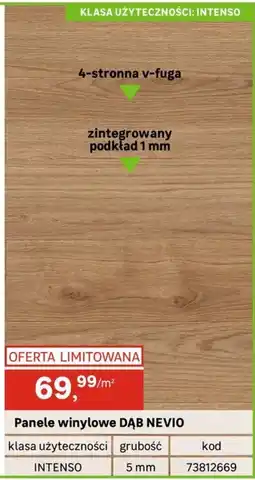 Leroy Merlin Panele winylowe DĄB NEVIO oferta