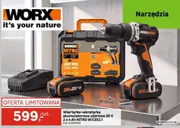 Leroy Merlin Wiertarko-wkrętarka akumulatorowa udarowa 20 V NITRO WX352.1 oferta