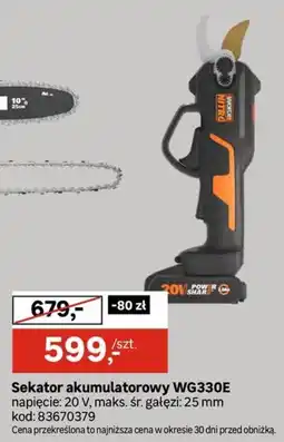 Leroy Merlin Sekator akumulatorowy WG330E oferta