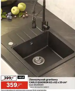 Leroy Merlin Zlewozmywak granitowy carlo quadron oferta