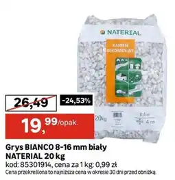 Leroy Merlin Grys BIANCO 8-16 mm biały NATERIAL oferta