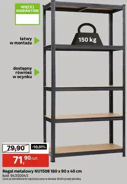 Leroy Merlin Regał metalowy NU150B oferta