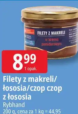 E.Leclerc Filety z makreli/ łososia/czop z łososia Rybhand oferta