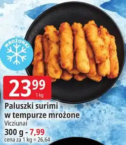 E.Leclerc Paluszki surimi w tempurze mrożone Vicziunai oferta